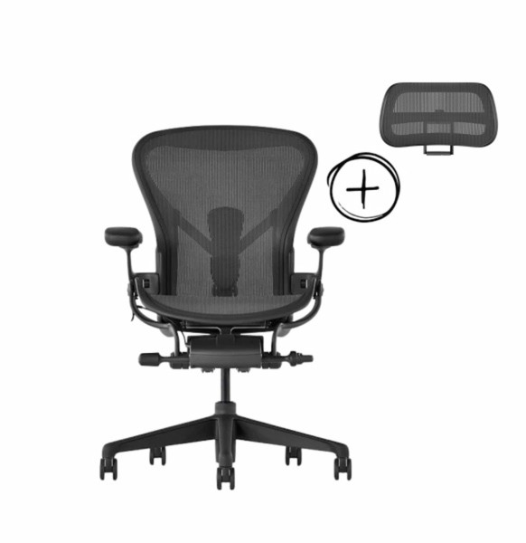 Aeron Remastered Graphite inkl. Atlas Headrest