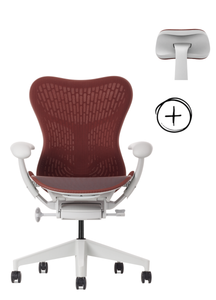 Herman Miller Mirra 2 Alpine inkl. Atlas Headrest
