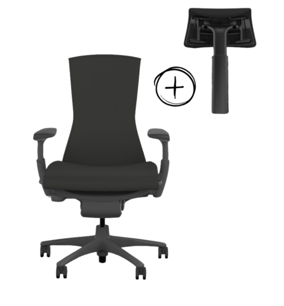 Embody Graphite Rhythm Black inkl. Atlas Headrest