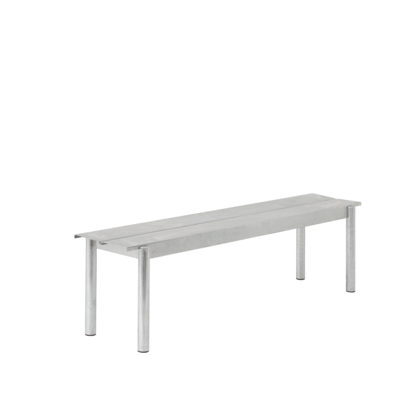 Linear Steel Bench - 170x34 cm