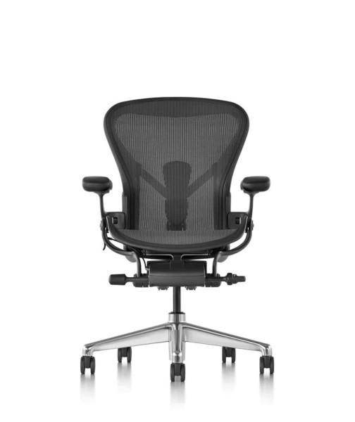 Aeron Remastered Chair Graphite / high / full tilt / adj arms