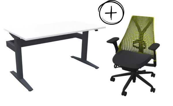 Gaming Sayl + Ratio Schreibtisch