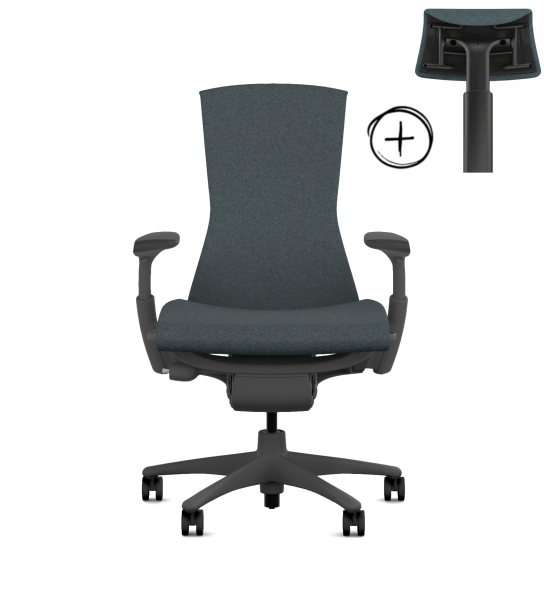 Embody Graphite Sync Nightfall inkl. Atlas Headrest