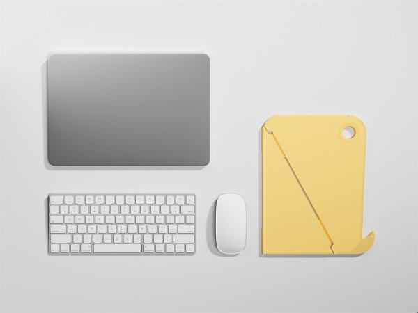 CBS Oripura – Faltbarer Notebookständer Gelb