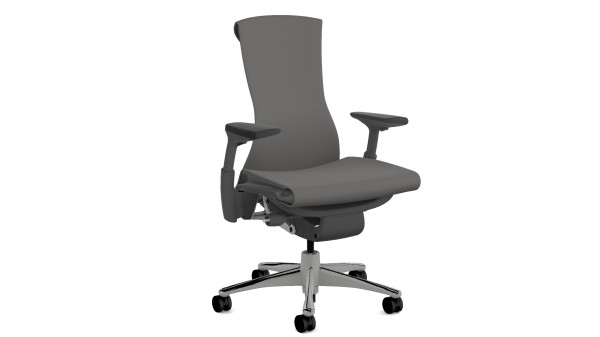 Herman Miller Embody Graphite Alu Charcoal - Muster
