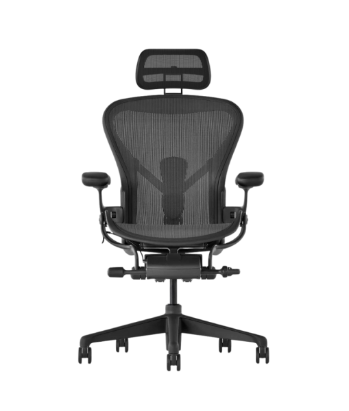 Aeron Remastered Onyx inkl. Atlas Headrest