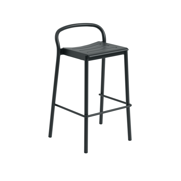 Linear Steel Bar Stool