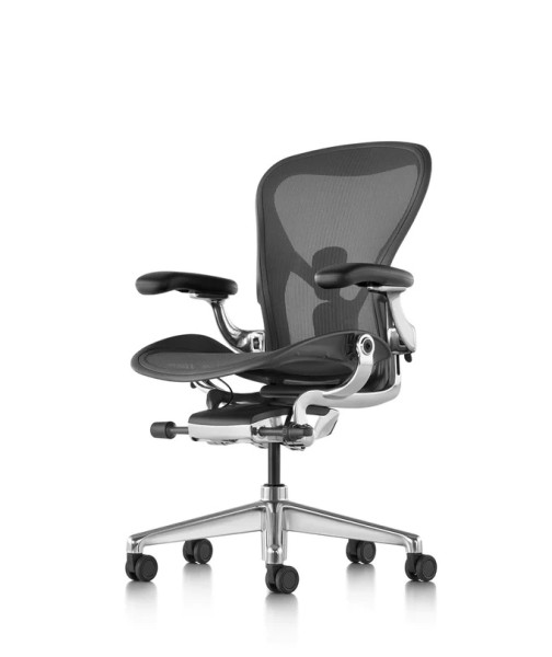 Aeron Remastered Chair Graphite / high / full tilt / adj arms