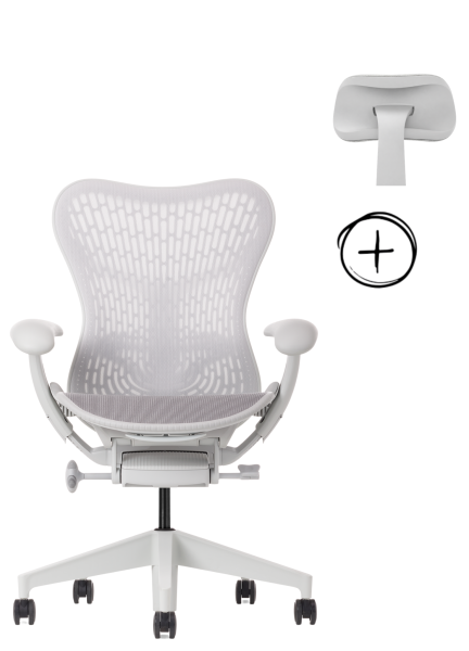 Herman Miller Mirra 2 Alpine inkl. Atlas Headrest